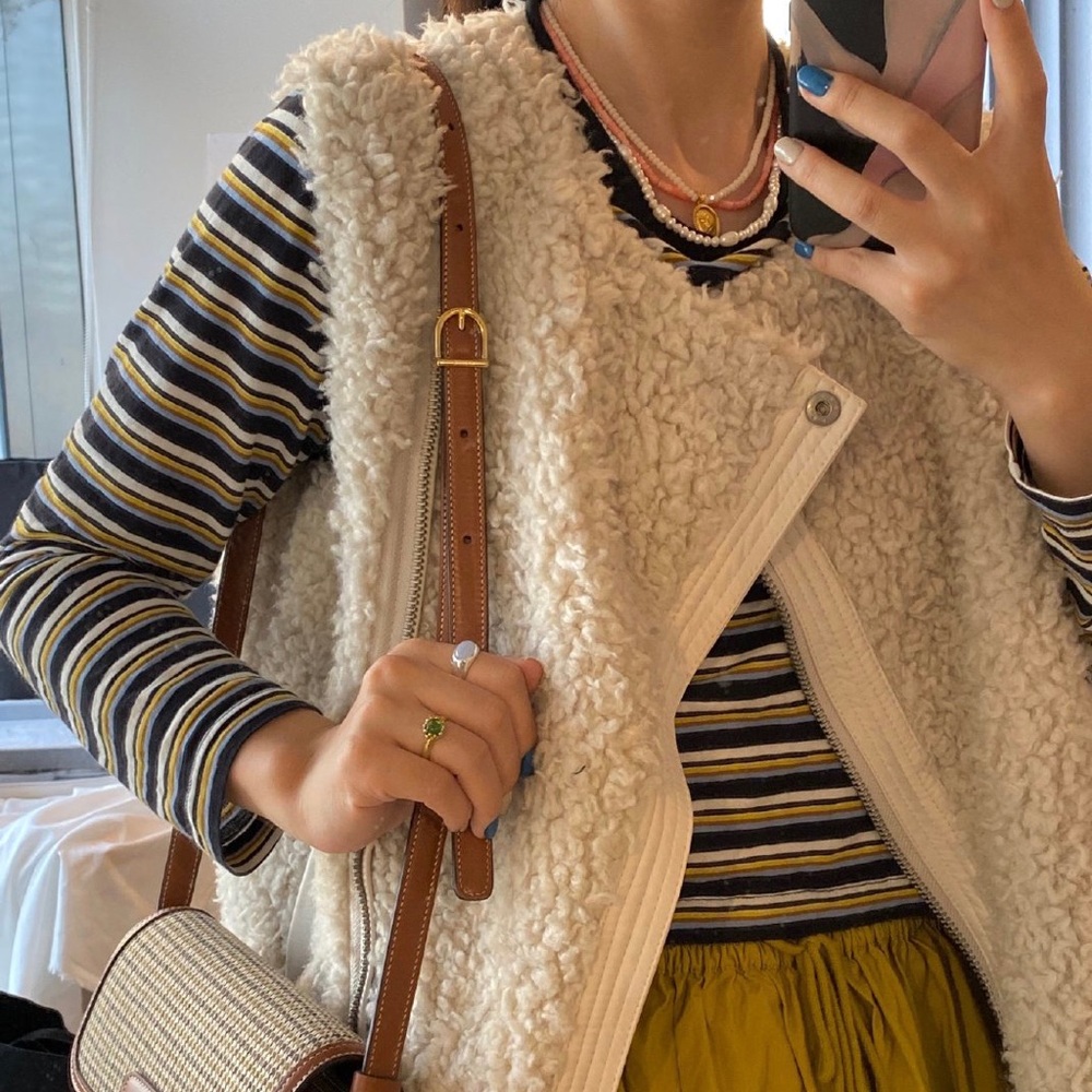Topshop Sherpa Vest